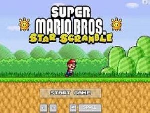SUPER MARIO BROS STAR SCRAMBLE GAME
