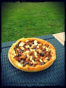 Tarte aux aubergines et à la feta