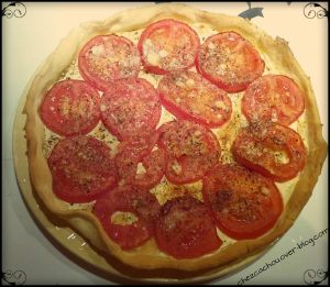 Tarte aux tomates et parmesan