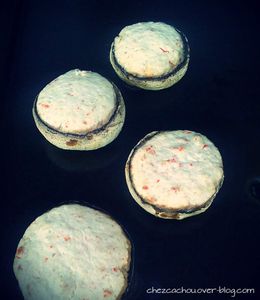 Champignons farcis au chèvre et chorizo