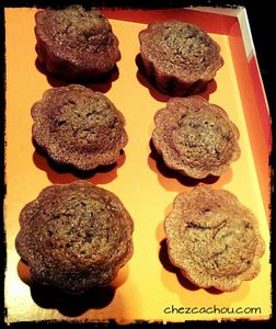 Muffins citrouille et chocolat