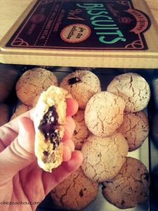 Biscuits aux éclats de pistaches et chocolat