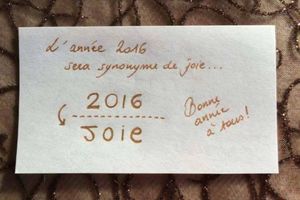 Belle année 2016 !