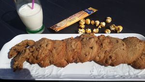 Cookies cappuccino aux éclats de Toblerone et pépites de chocolat