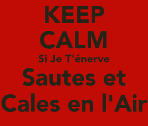 Saute et cale en l'air