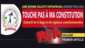 BANGUI: DECLARATION DU COLLECTIF « TOUCHE PAS A MA CONSTITUTION »SUITE AU VERDICT DE COUR CONSTITUTIONNELLEDE TRANSITION