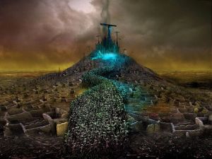 tableau "la réalité subjective" de Beksiński