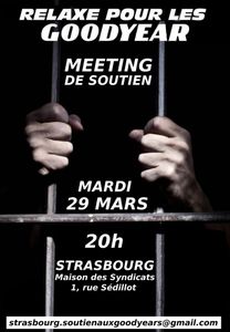 Meeting de soutien aux "Goodyear", 29 mars