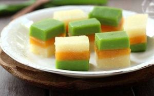 Bánh sắn ba màu sẽ chinh phục bất cứ ai khi thưởng thức
