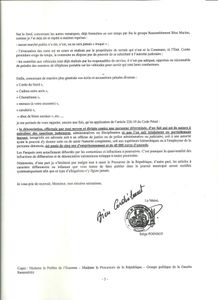 VIGNEUX - Réponse au courrier du maire du 26 06 2016