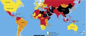France, Europe, Russie, Afrique, moyen-orient, USA, Canada, Amérique du sud, Chine Pacifique RSF.