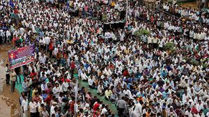 Inde: rassemblement d’Intouchables contre les violences et les discriminations.