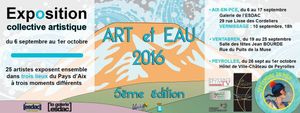 France. Exposition collective artistique. Aix en Provence, Ventabren, Peyrolles.