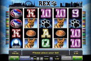 Kommissar Rex als Novomatic Online Spielautomat