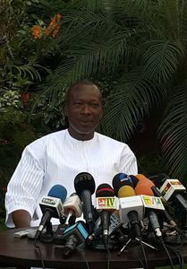 PREMIÈRE DÉCLARATION DU PRÉSIDENT PATRICE TALON APRÈS PROCLAMATION DES RÉSULTATS PAR LA COUR CONSTITUTIONNELLE!!