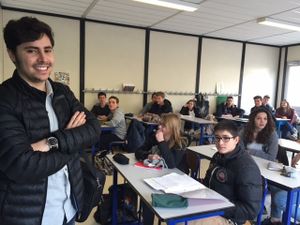 Un journaliste radio dans nos locaux