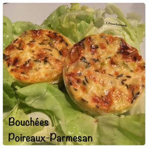 Bouchée poireaux parmesan