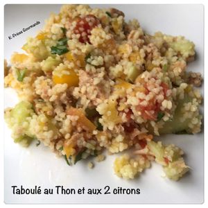 Taboulé au Thon et aux 2 Citrons
