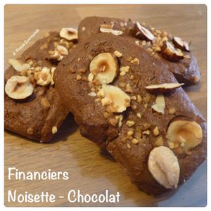 Financiers Noisette-Chocolat
