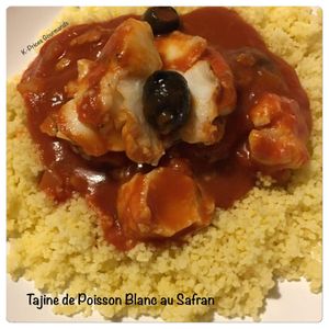 Tajine de Poisson blanc au Safran