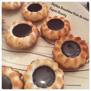 Petites Bouchées Noix de Coco-Chocolat