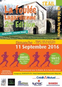 Trail du VAL des NYMPHES à La Garde Adhémar le 11 septembre