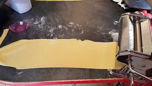 Pâte a pâtes fraiches ( lasagnes )