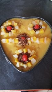 Bavarois Poire Caramel beurre Salé