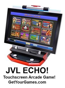 See The All New JVL ECHO Touch-Screen Arcade Game! Own Your Own!