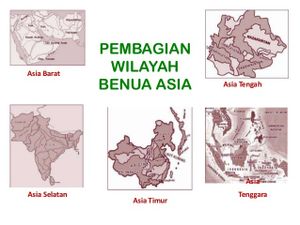 nama negara di Kawasan benua Asia