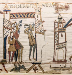 Le passage de la comète de Halley sur la tapisserie de Bayeux / Domain public
