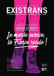 Affiche Existrans, octobre 2015.
