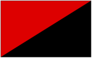 Bandiera rosso-nera
