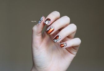 Nail Art Taches Abstraites