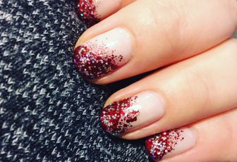 Nail Art inspiration justaucorps de gymnaste