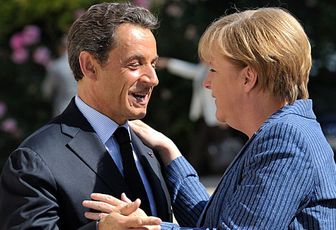 La chancelière Allemande galope au secours du NanoPrésident Sarkozy