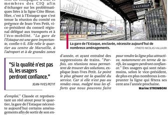 Le comité de ligne Côte Bleue réuni à l'Estaque