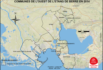 Restitution de l'étude transport sur l’ouest de l’étang de Berre.