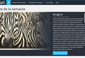 Artiste de la semaine sur Oolalart!