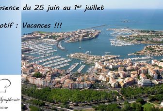 Absence justifiée (pour cause de vacances)
