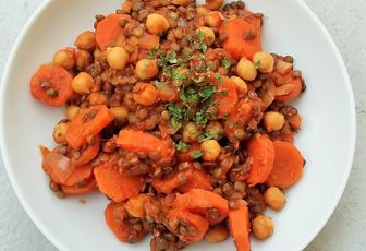 Lentilles, carottes & pois chiche #VG