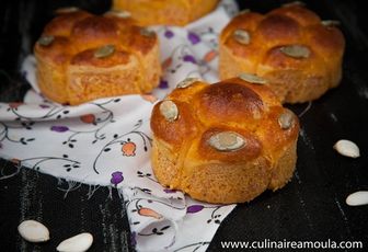 Pain au potiron et à la fleur d'oranger