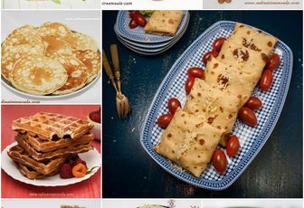 Recettes crêpes, gaufres & cie