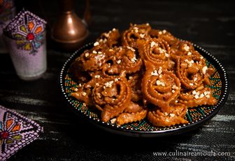 Chebakia aux amandes