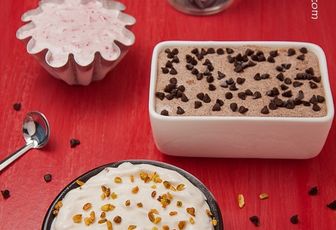 Crème glacée aux trois parfums