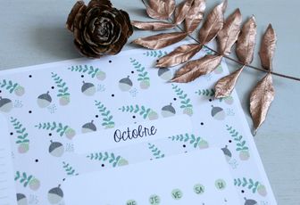 Calendrier d'octobre 2015 {printable}