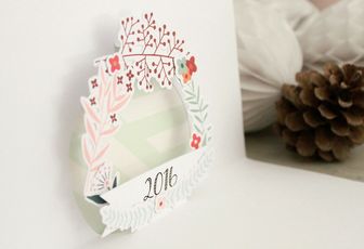 Couronne pop up pour faire ses voeux