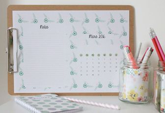 Calendrier de Mars (printable)