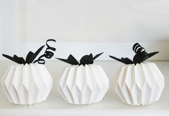 Citrouilles en papier express