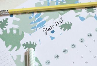 Calendrier de juin 2017